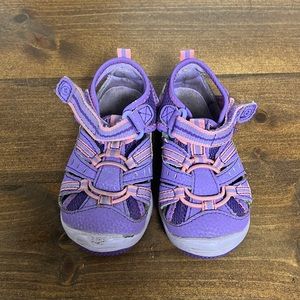 Stride rite purple sandal water shoes.  Good condition